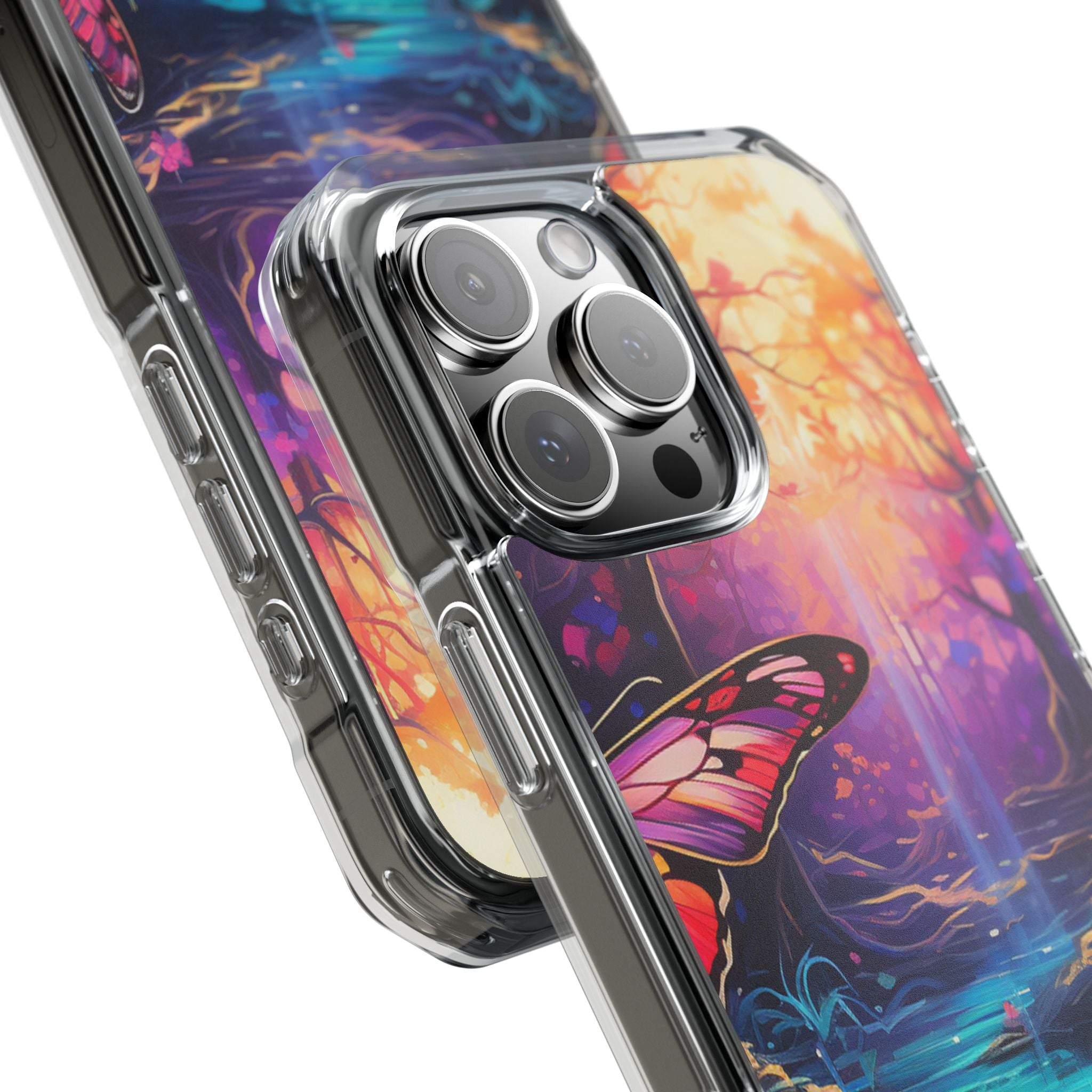 Enchanted Butterfly Forest iPhone Case - Impact