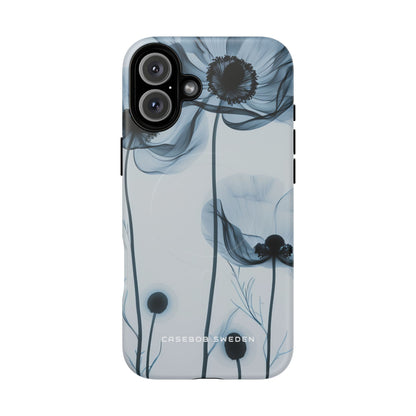 Ethereal X-Ray Flowers iPhone 16 | Tough+ Phone Case