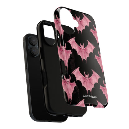 Pink Batwave iPhone 16 Plus Case - Tough