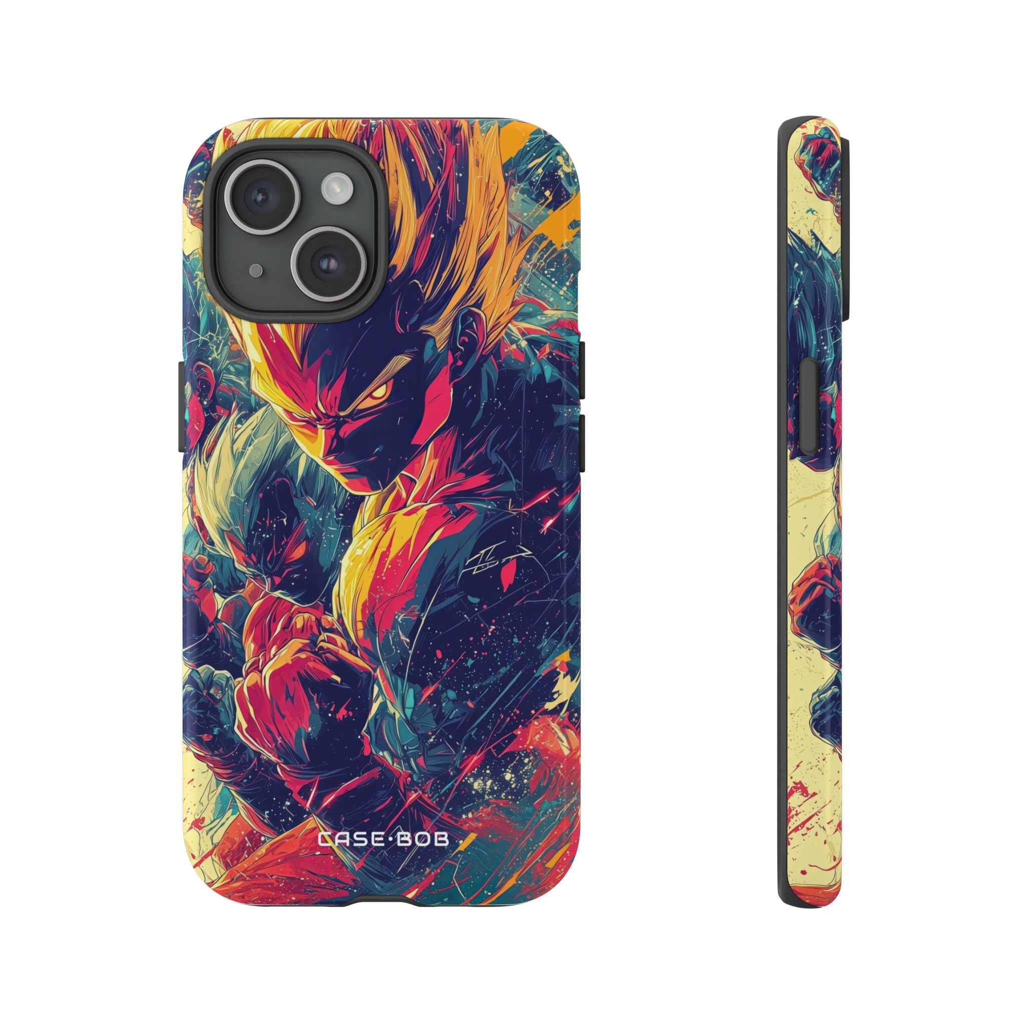 Yellow Fury iPhone 15 Case - Tough