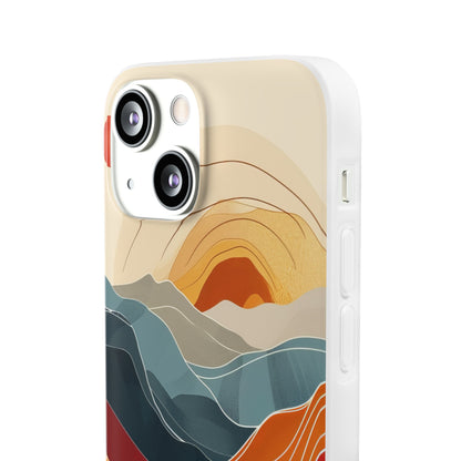 Sunset Waves | Flexible Phone Case for iPhone