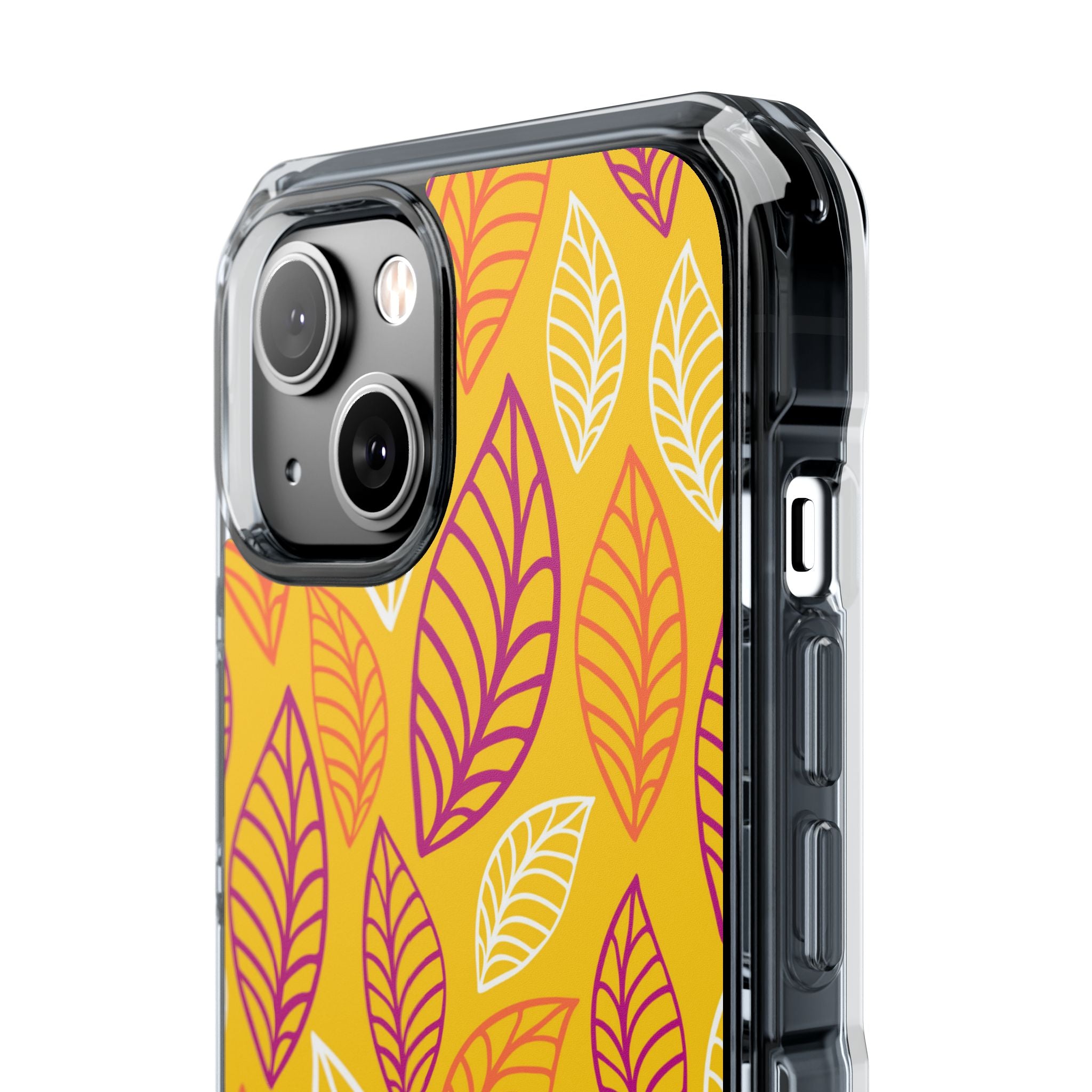 Vibrant Leaf Symphony iPhone Case - Impact