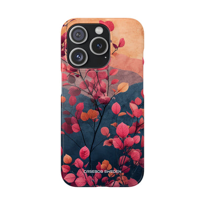 Autumn Tree Harmony - Slim iPhone 15 Phone Case