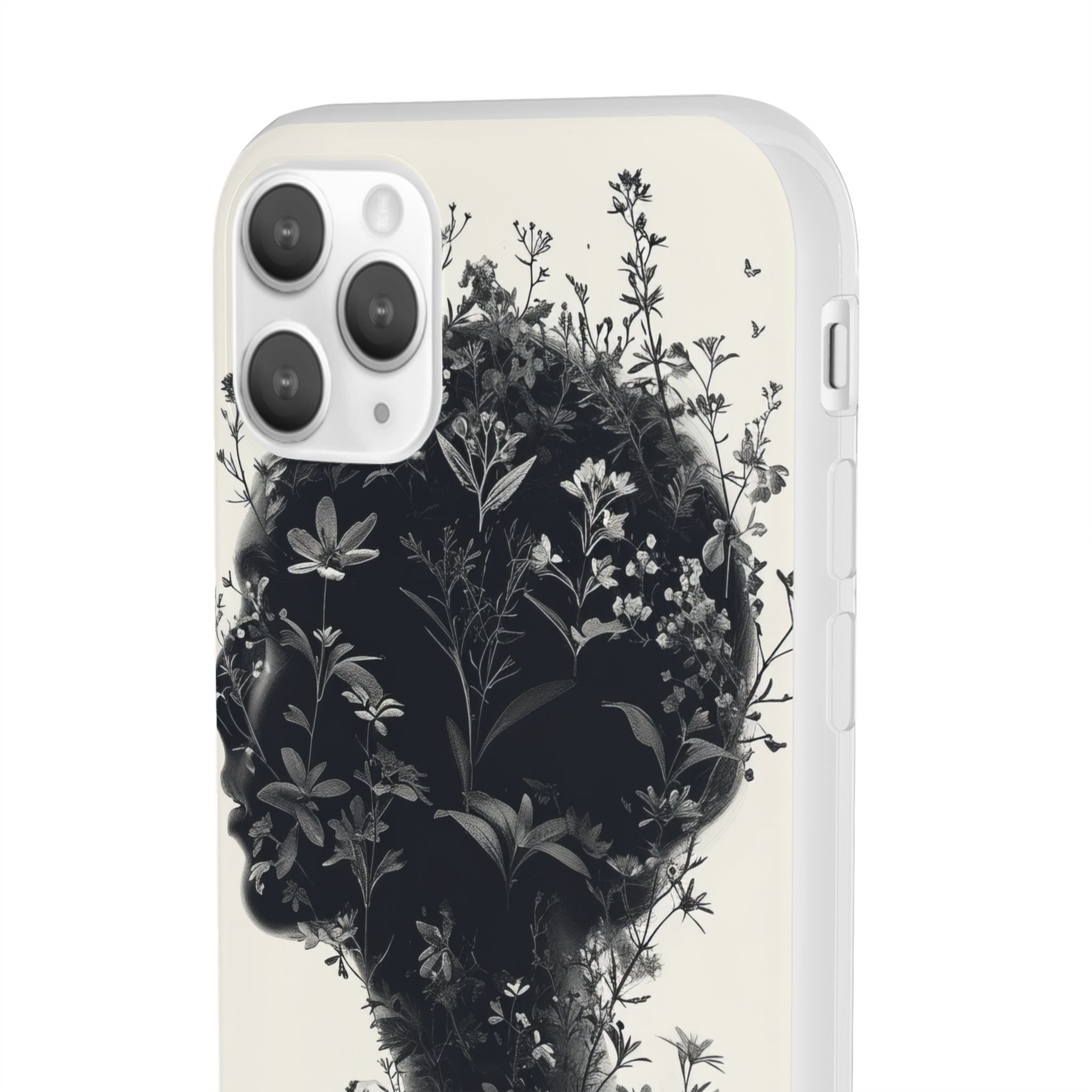 Botanical Silhouette Essence | Flexible Phone Case for iPhone