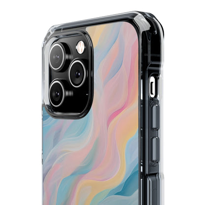 Dreamy Pastel Swirls - Clear Impact iPhone 14 Phone Case