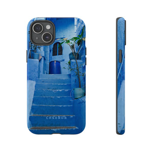 Blue City Morocco - Protective Phone Case