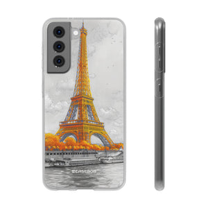 Autumnal Parisian Glow | Flexible Phone Case for Samsung Galaxy