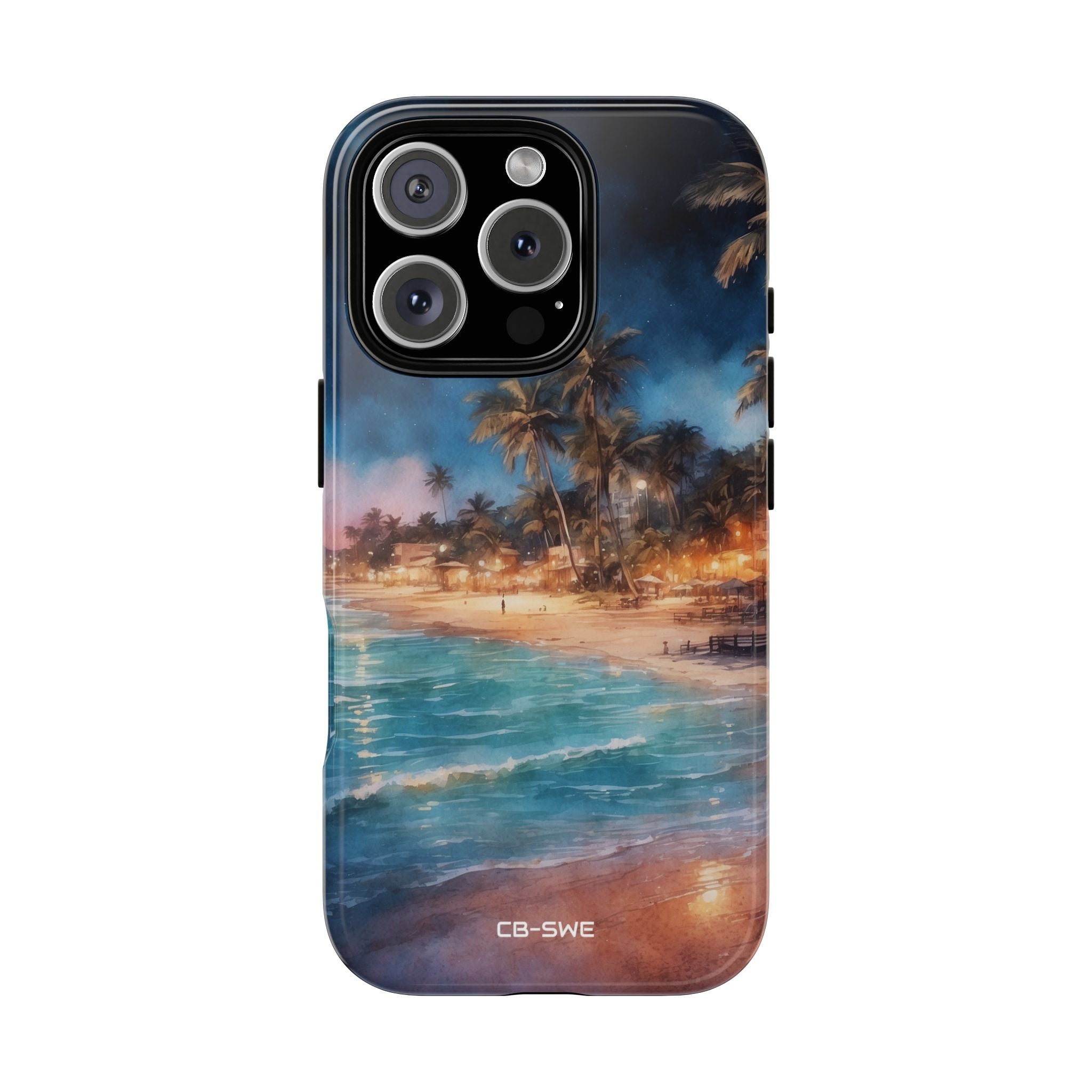 Moonlight Dances Water - iPhone Case