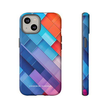 Vibrant GeoFlow iPhone 14 - Tough Phone Case