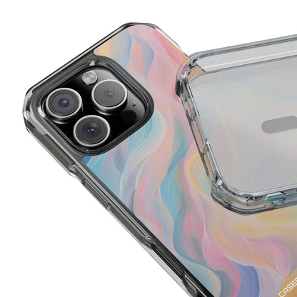 Dreamy Pastel Swirls - Clear Impact iPhone 16 Phone Case