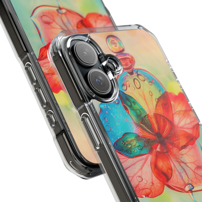 Ethereal Glass Flower iPhone 16 - Clear Impact Phone Case