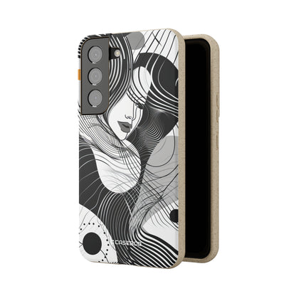 Fluid Noir Rhythm | Biodegradable Phone Case