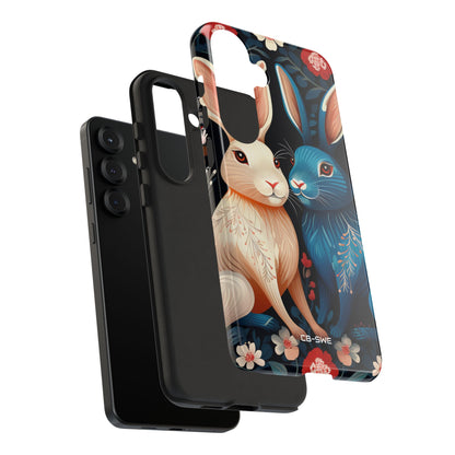 Rabbits Embrace Blossoms - Samsung Case