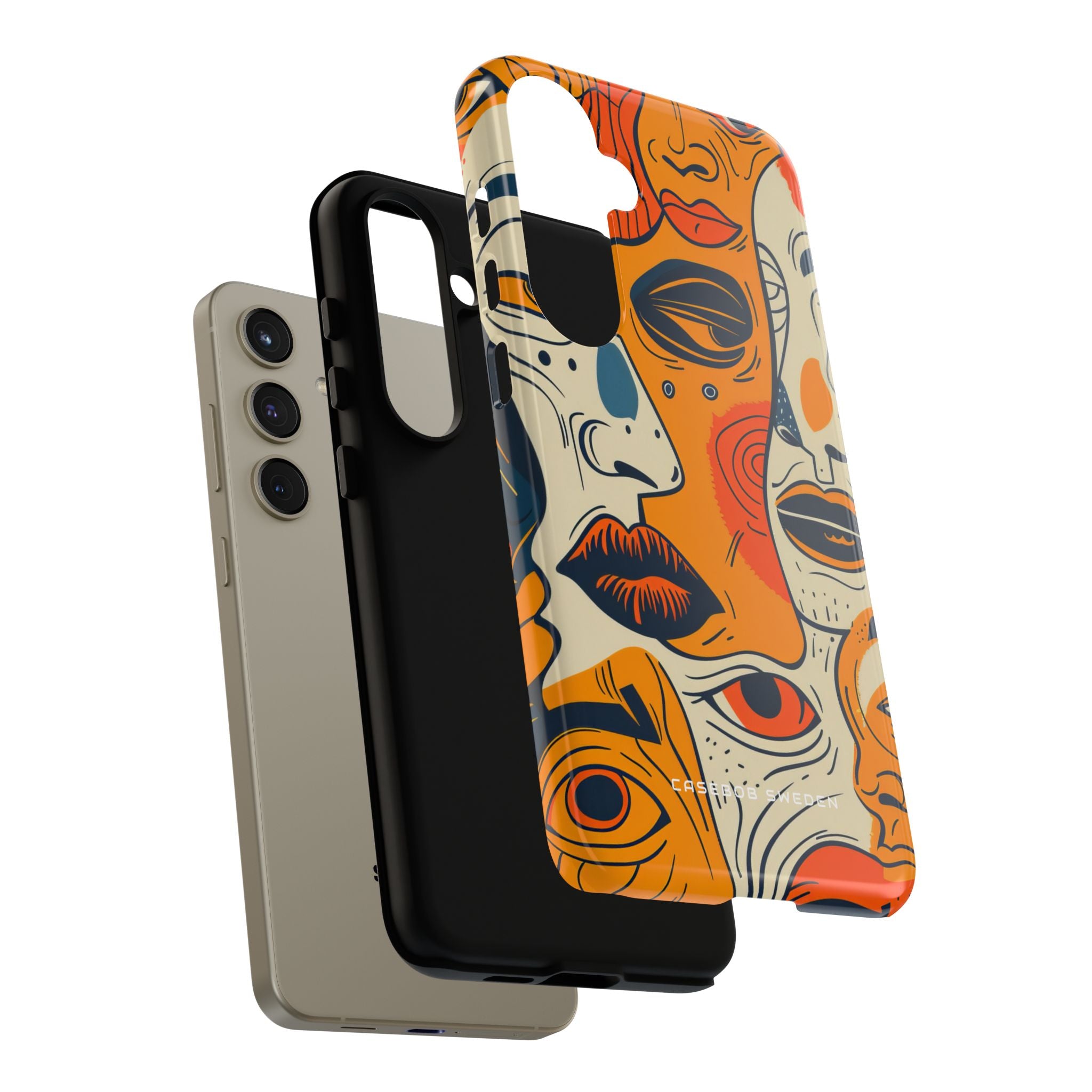 Gradient Face Mosaic Samsung S24 - Tough Phone Case