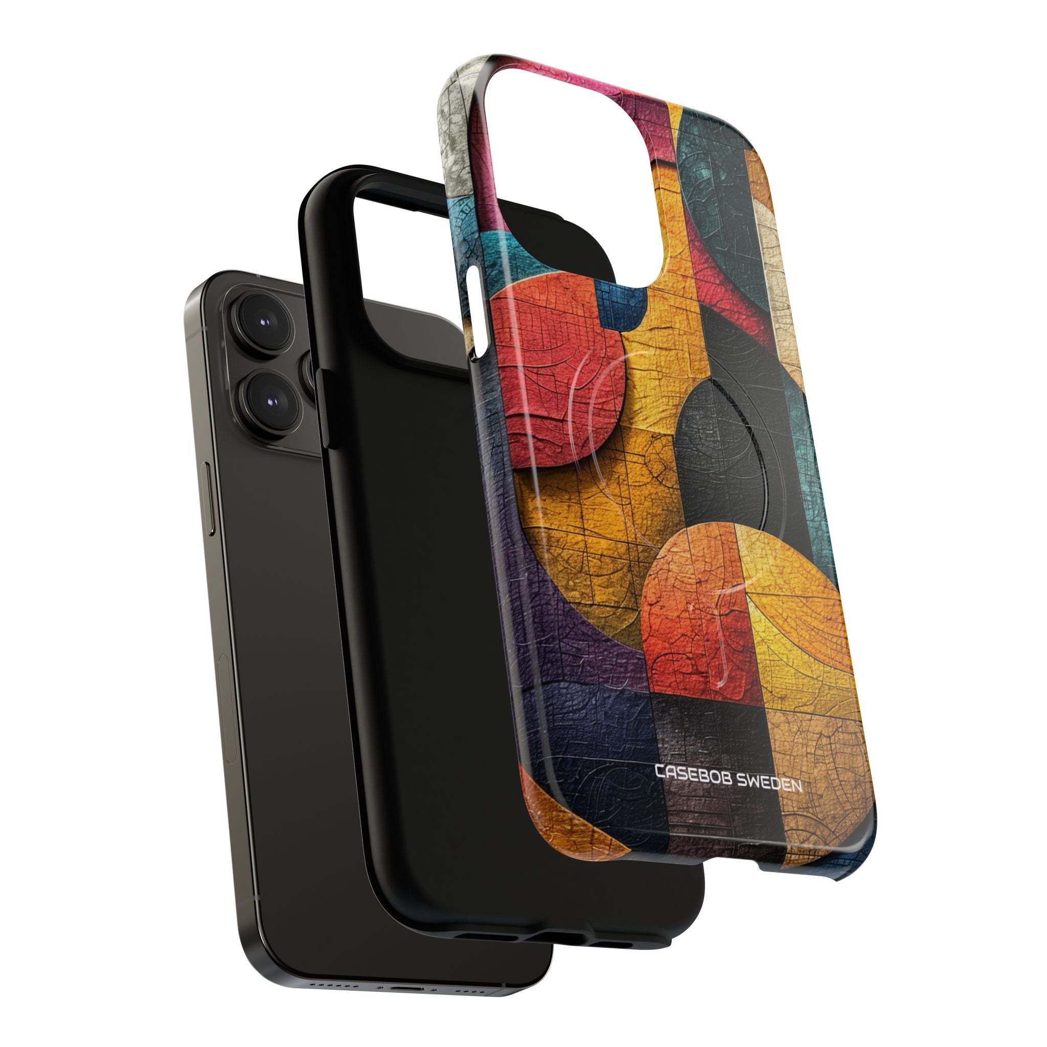 Vibrant Geometric Art - Tough + MagSafe® iPhone 14 Phone Case