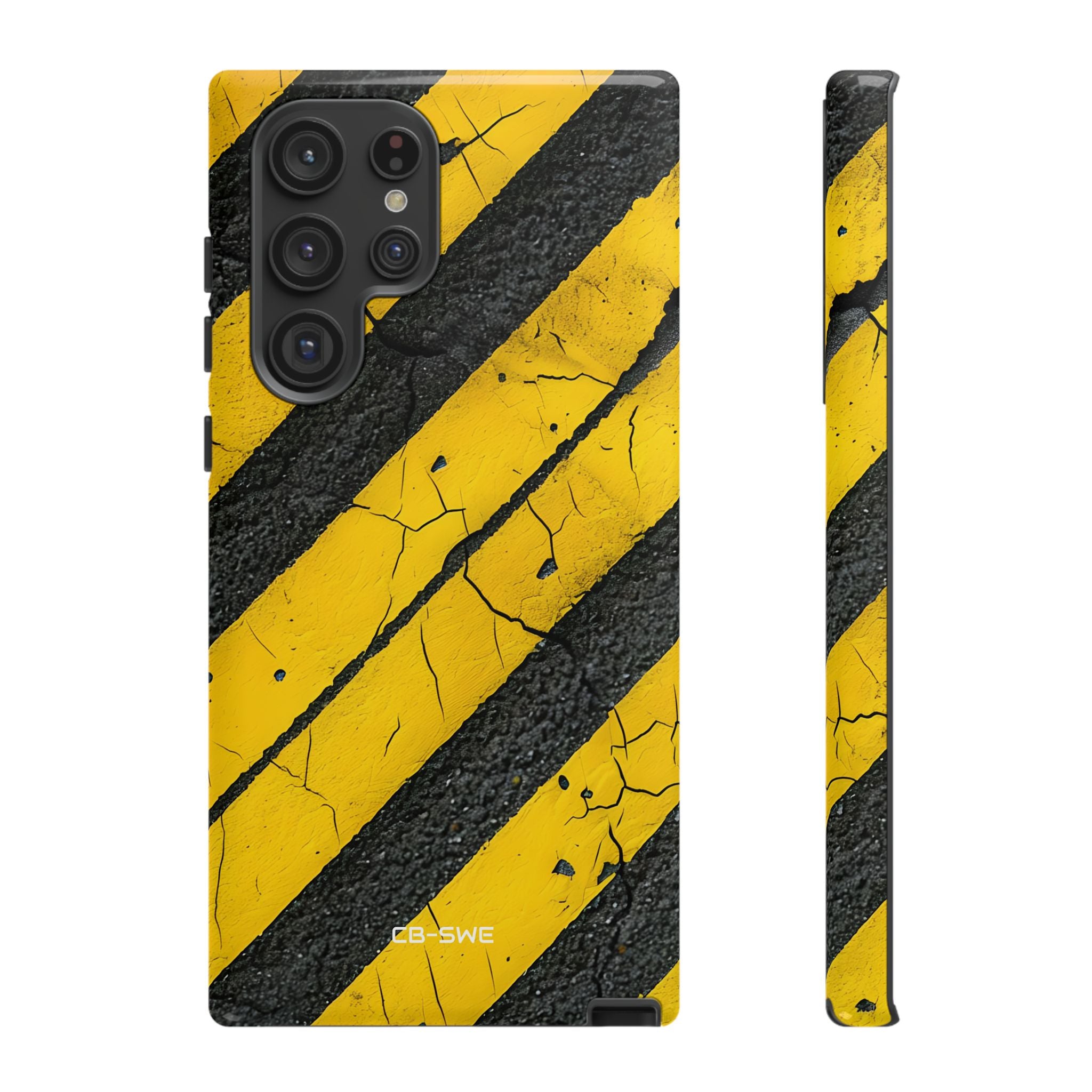 Cracked Hazard Lines - Samsung Case