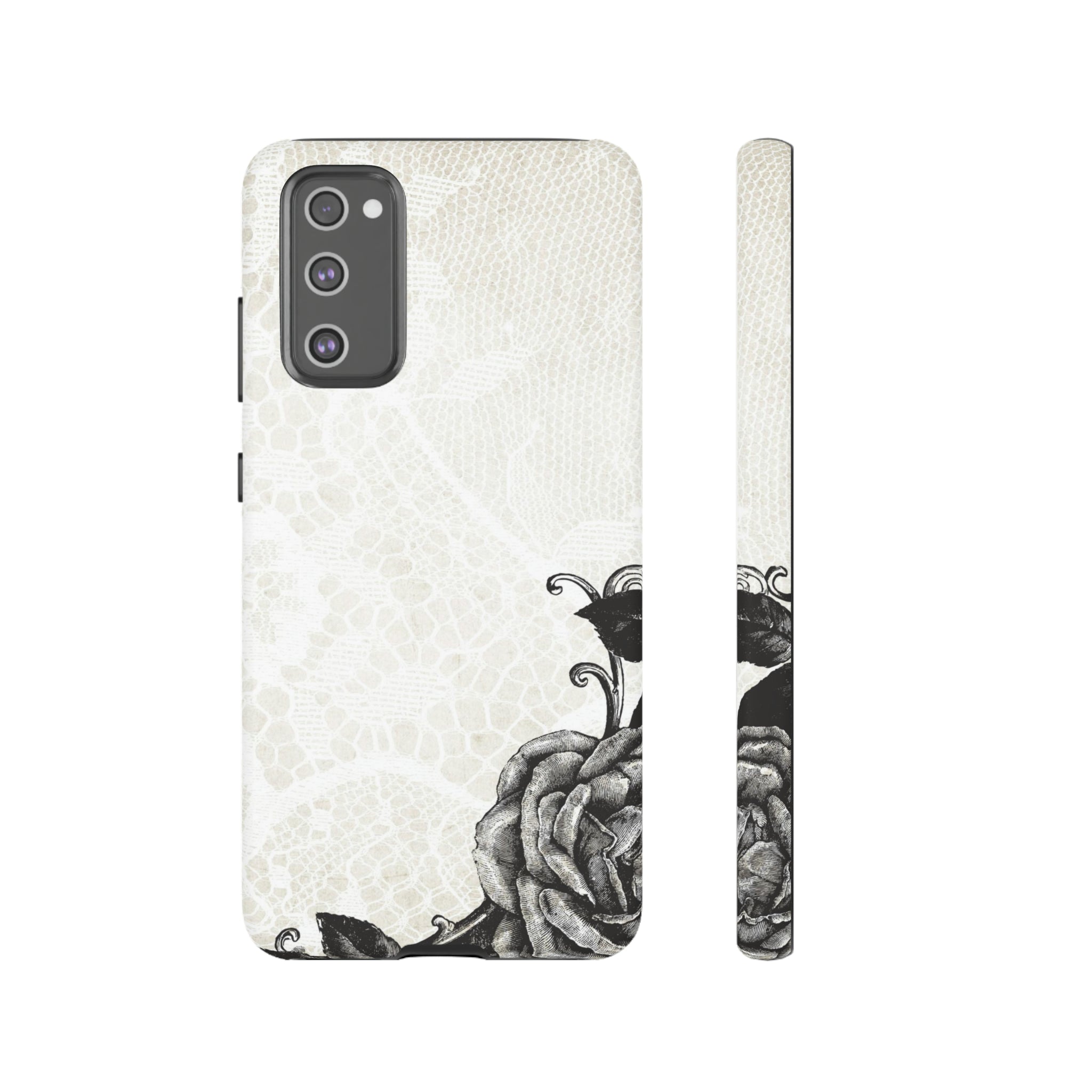 Rosett Gothic Flower - Protective Phone Case