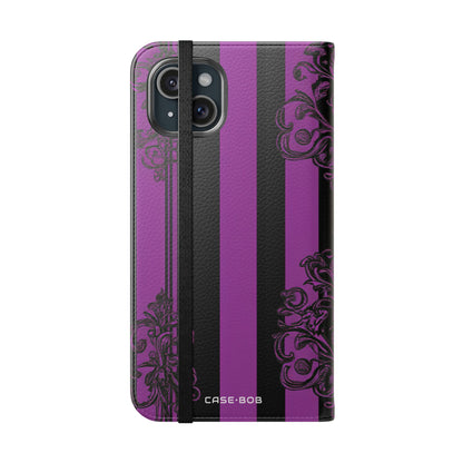Baroque Stripes - iPhone 15 Plus Case - Wallet