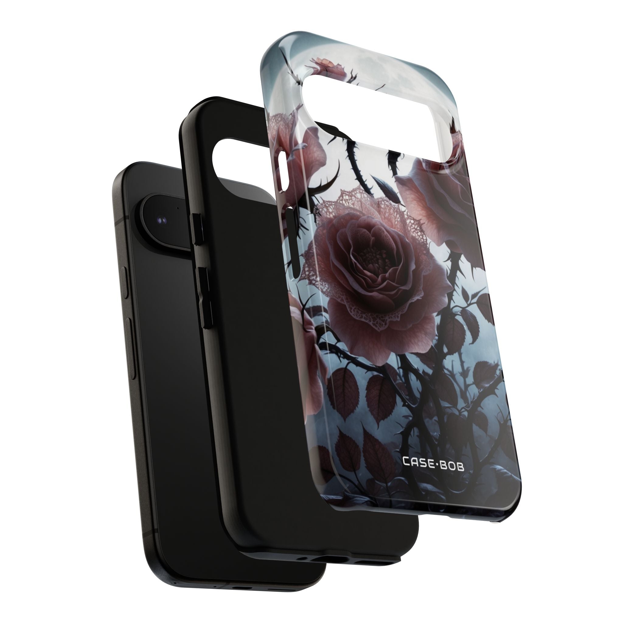 Luminous Rose Thorns Google Pixel 9 Case - Tough