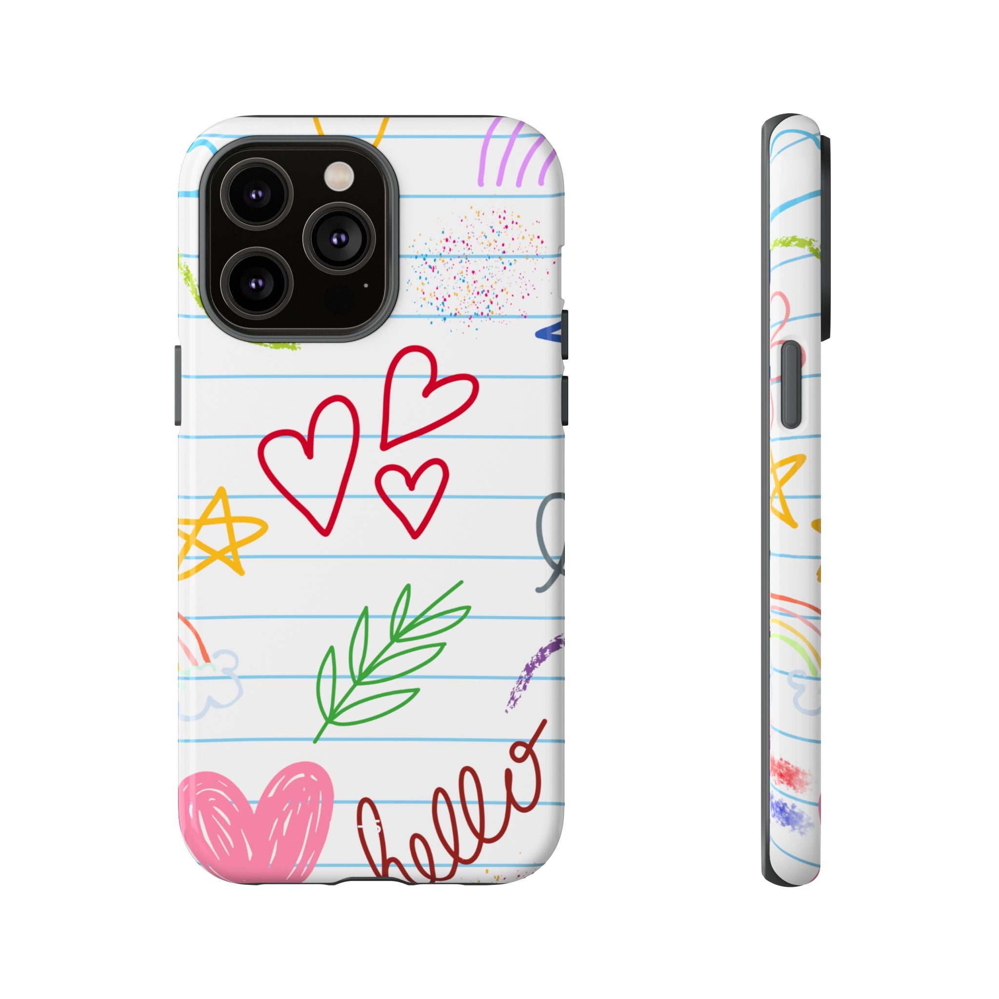 Hearts Dance Happily - iPhone Case