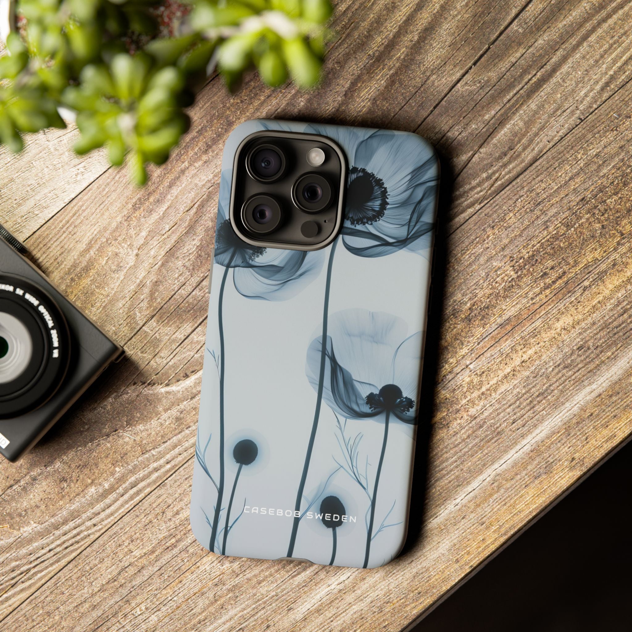 Ethereal X-Ray Flowers iPhone 15 - Tough Phone Case