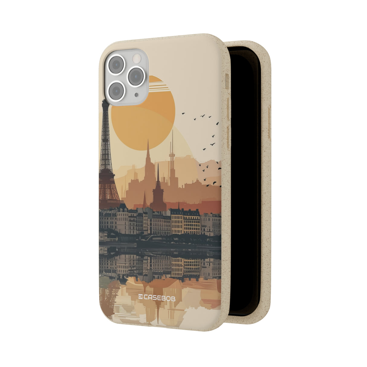 Parisian Sunset Serenity | Biodegradable Phone Case