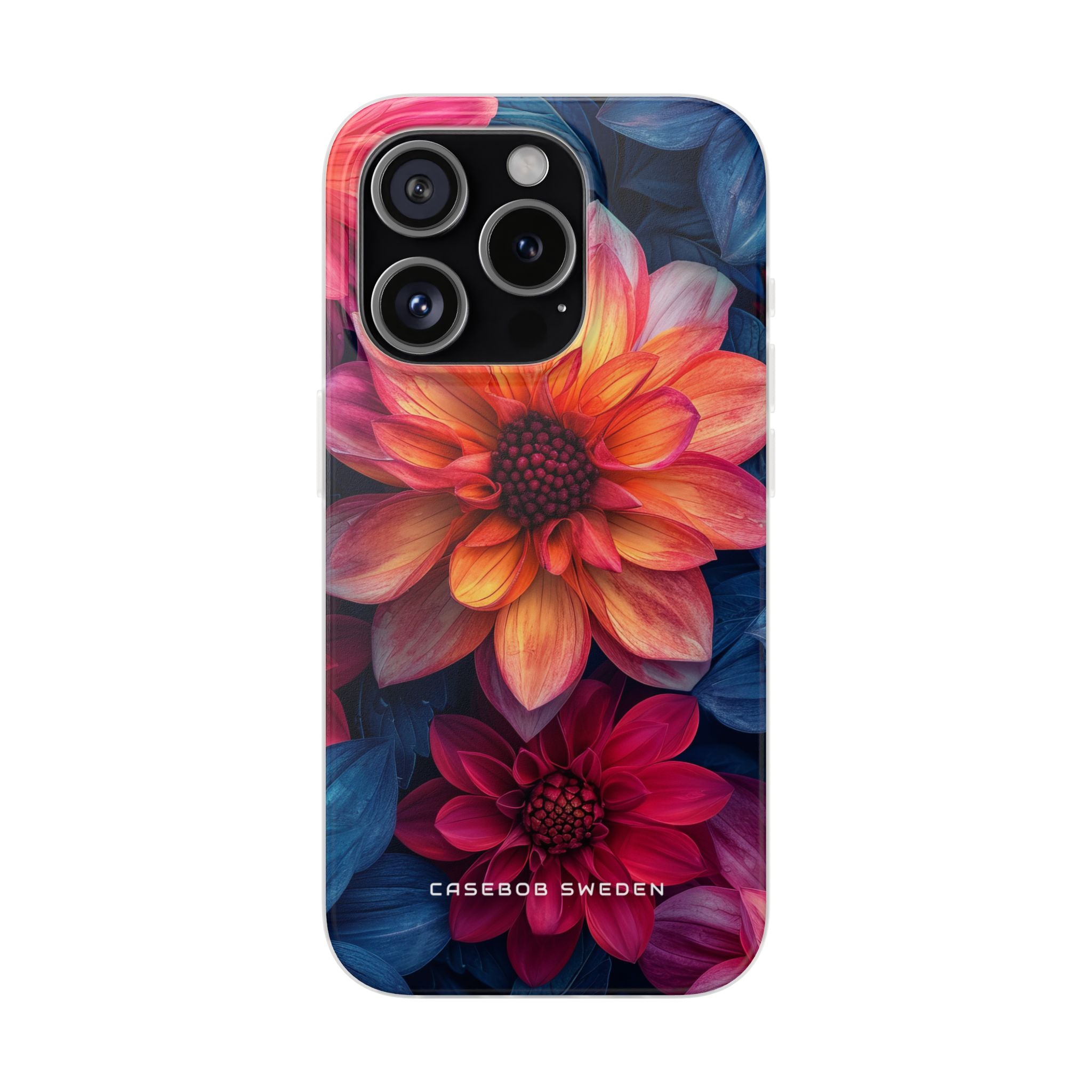 Fiery Bloom Harmony iPhone 15 - Flexi Phone Case