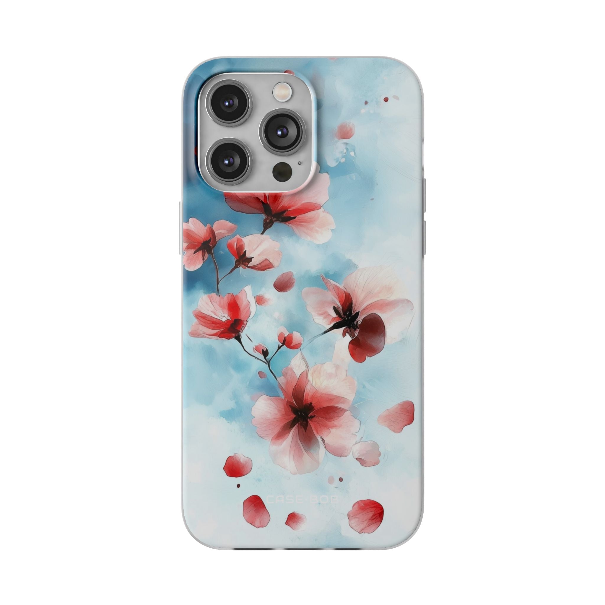 Pink Blossom Drift iPhone 14 Pro Max Case - Soft