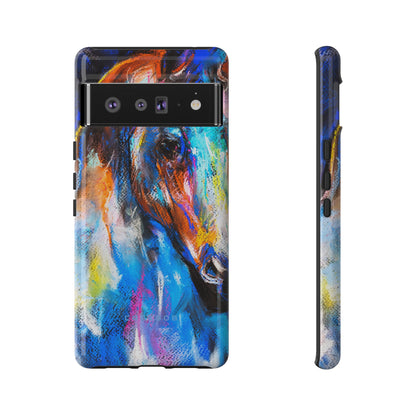 Original Pastel Horse - Protective Phone Case