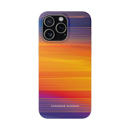 Gradient Sunset Flow iPhone 15 - Flexi Phone Case