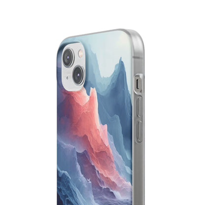 Mountain Wave Serenity - Flexi iPhone 14 Phone Case