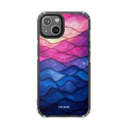 Waves Embrace Light iPhone Case - Impact