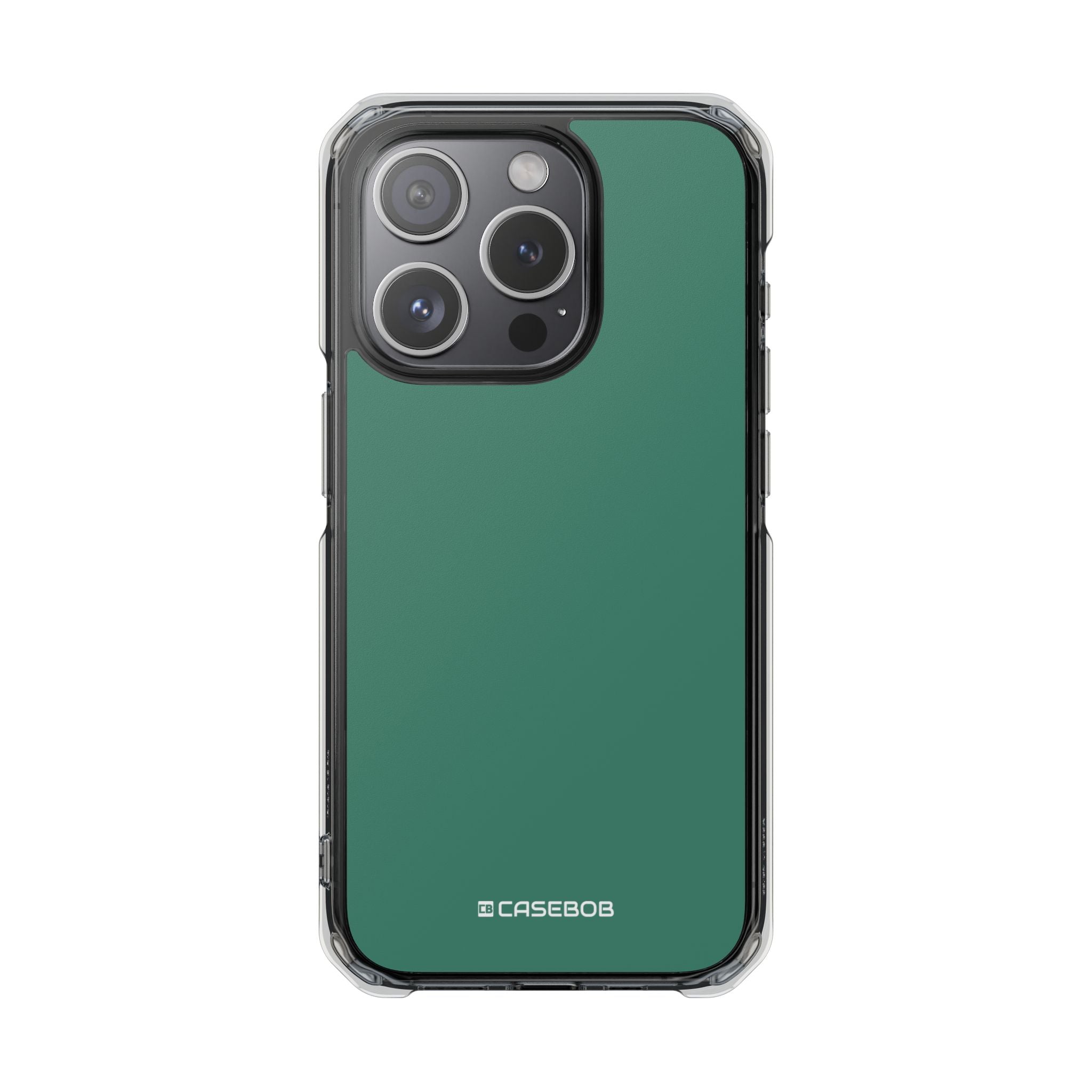 Viridian Green - Clear Impact Case for iPhone