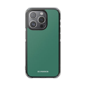 Viridian Green | Phone Case for iPhone (Clear Impact Case - Magnetic)