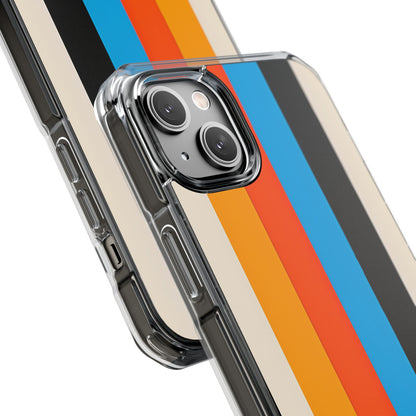 Vivid Stripe Harmony iPhone 14 Plus Case - Impact