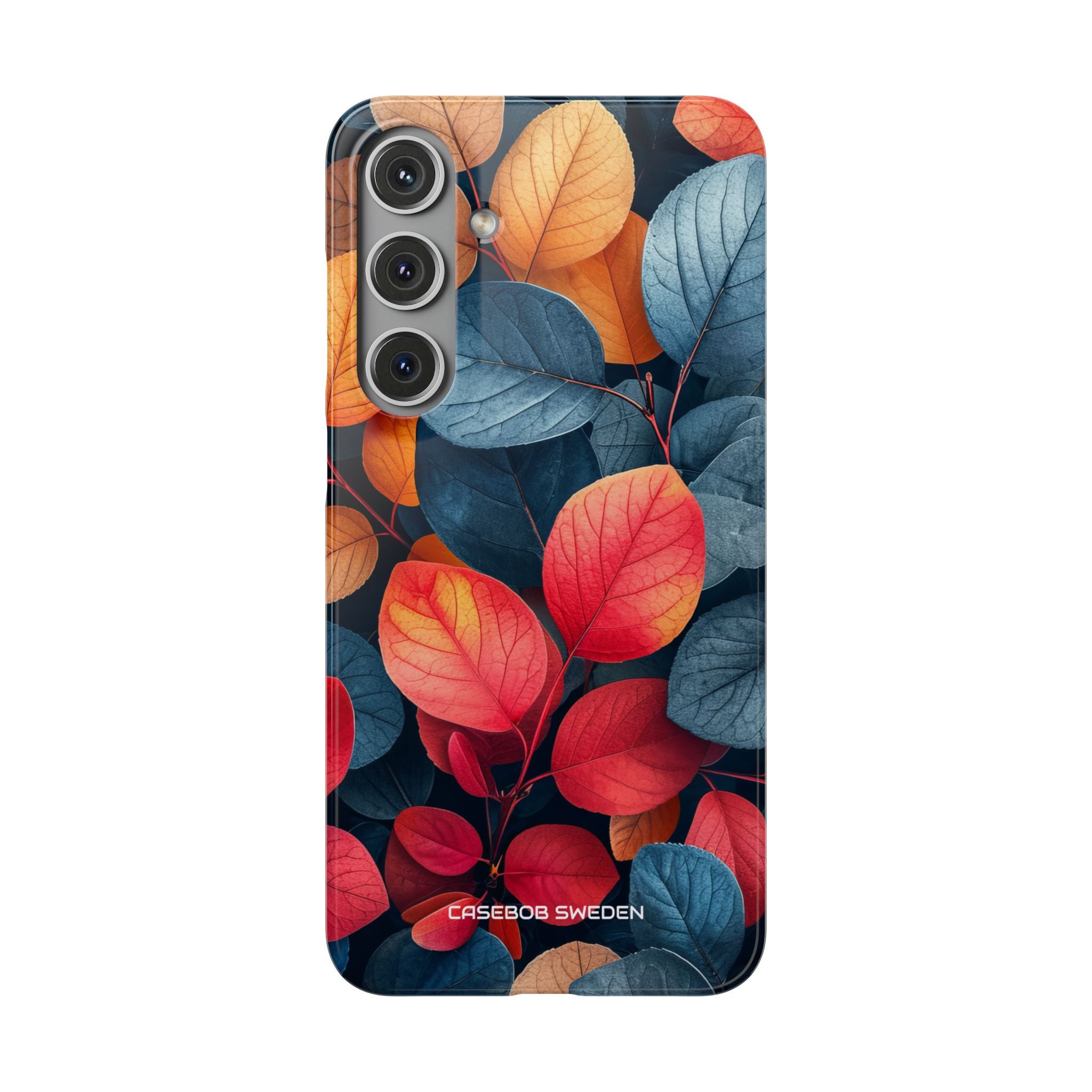 Vibrant Nature Leaves - Slim Samsung S24 Phone Case