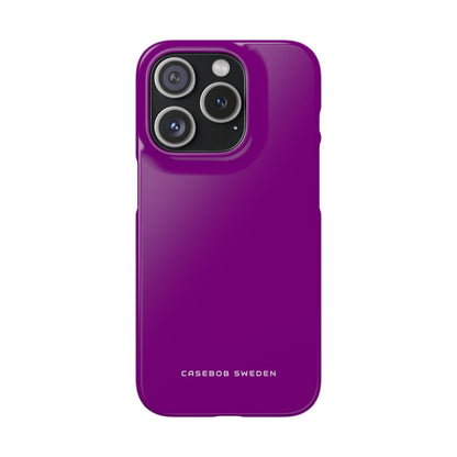 Purple iPhone 15 - Slim Phone Case