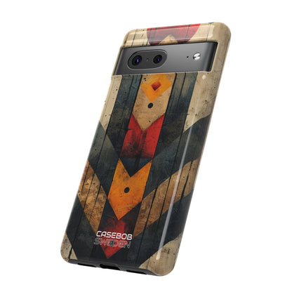 Geometric Fire Rise Google Pixel 7 - Tough