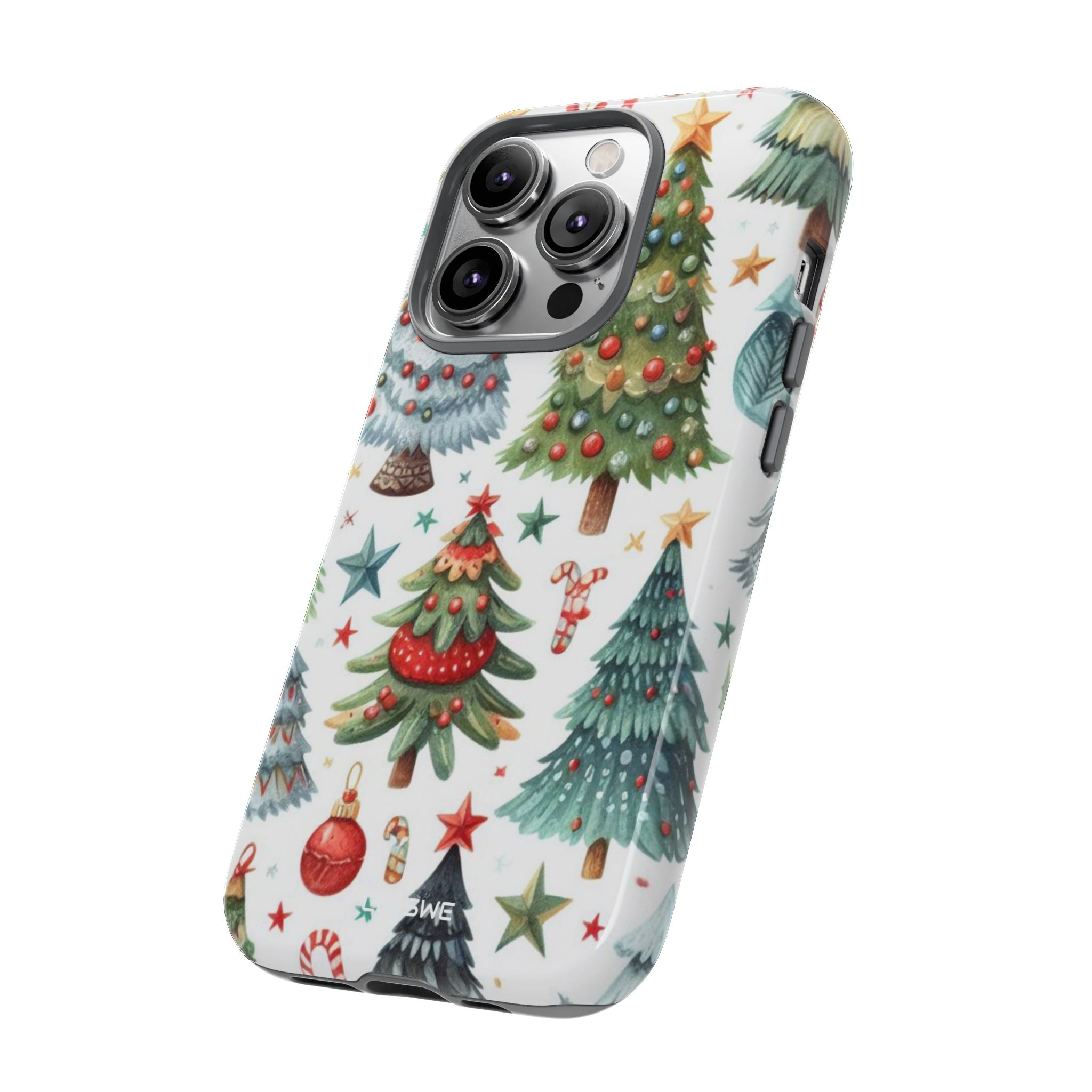 Whimsical Trees Sparkle - iPhone Case