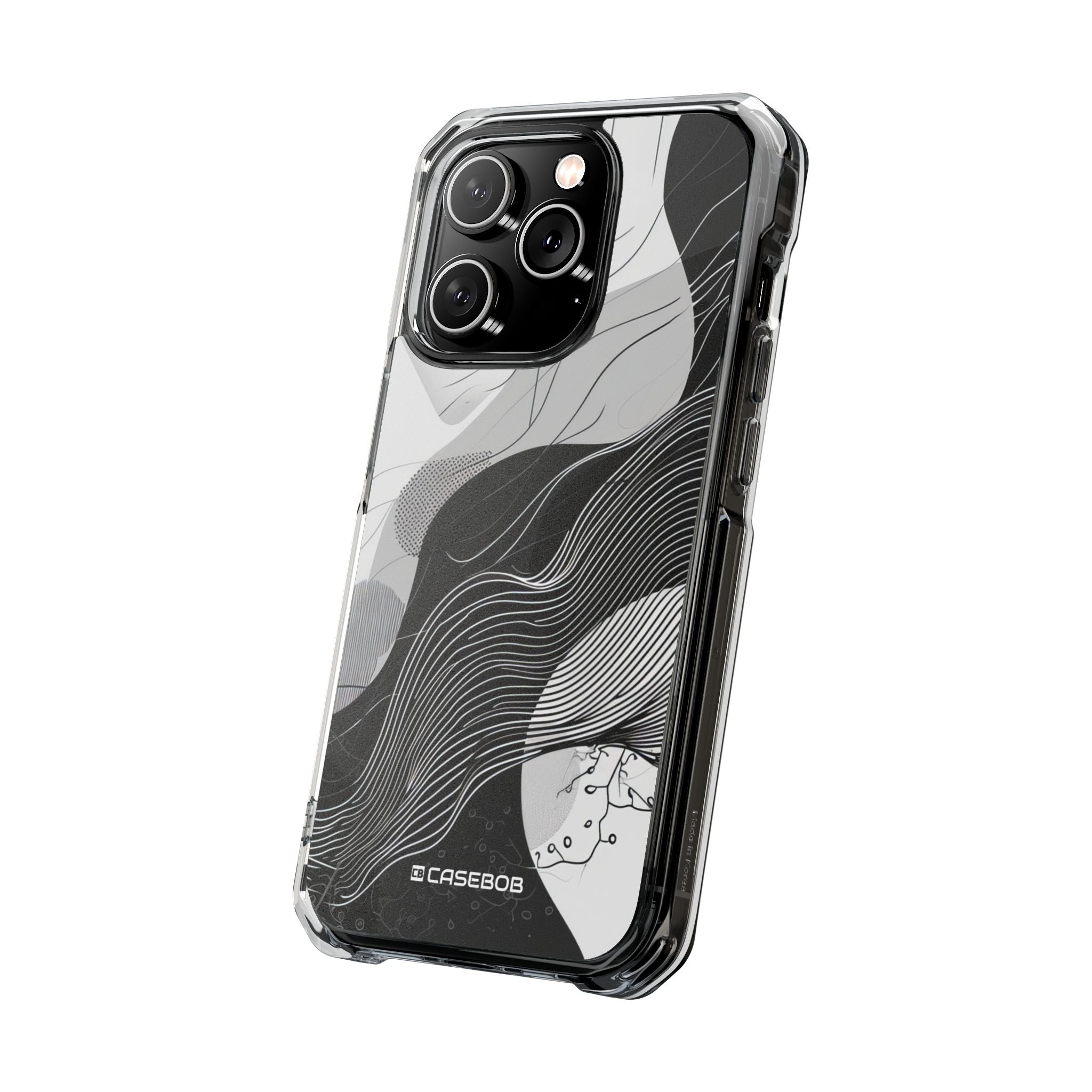 Monochrome Elegance - Phone Case for iPhone