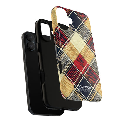 Plaid Diamond Tapestry iPhone 16 - Tough+