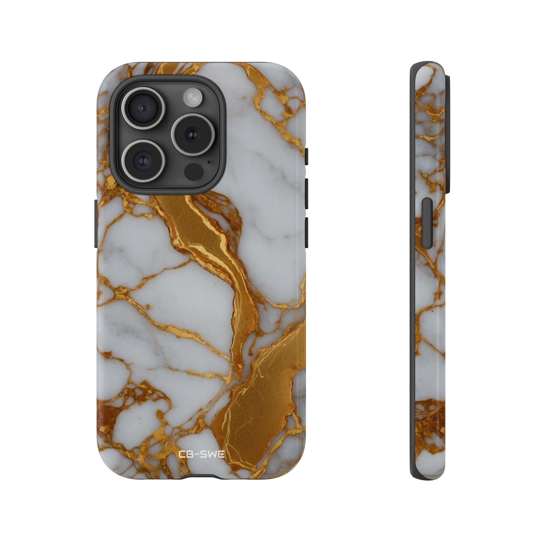 Golden Veins Flow - iPhone Case