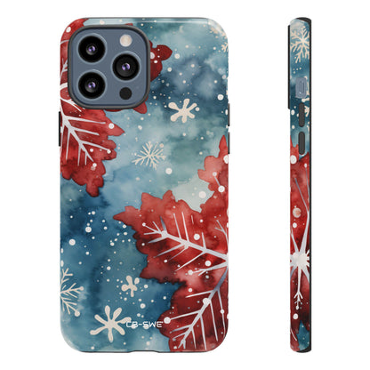 Winter Leaves Dance - iPhone Case