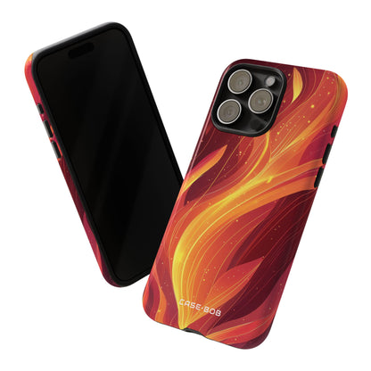 Flaming Flow iPhone 15 Pro Max Case - Tough