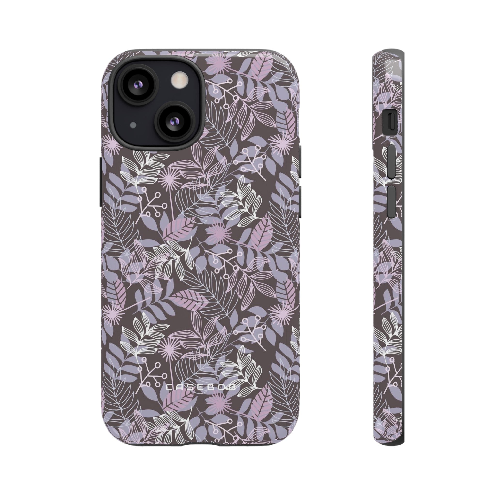 Dark Purple Leaf - Protective Phone Case