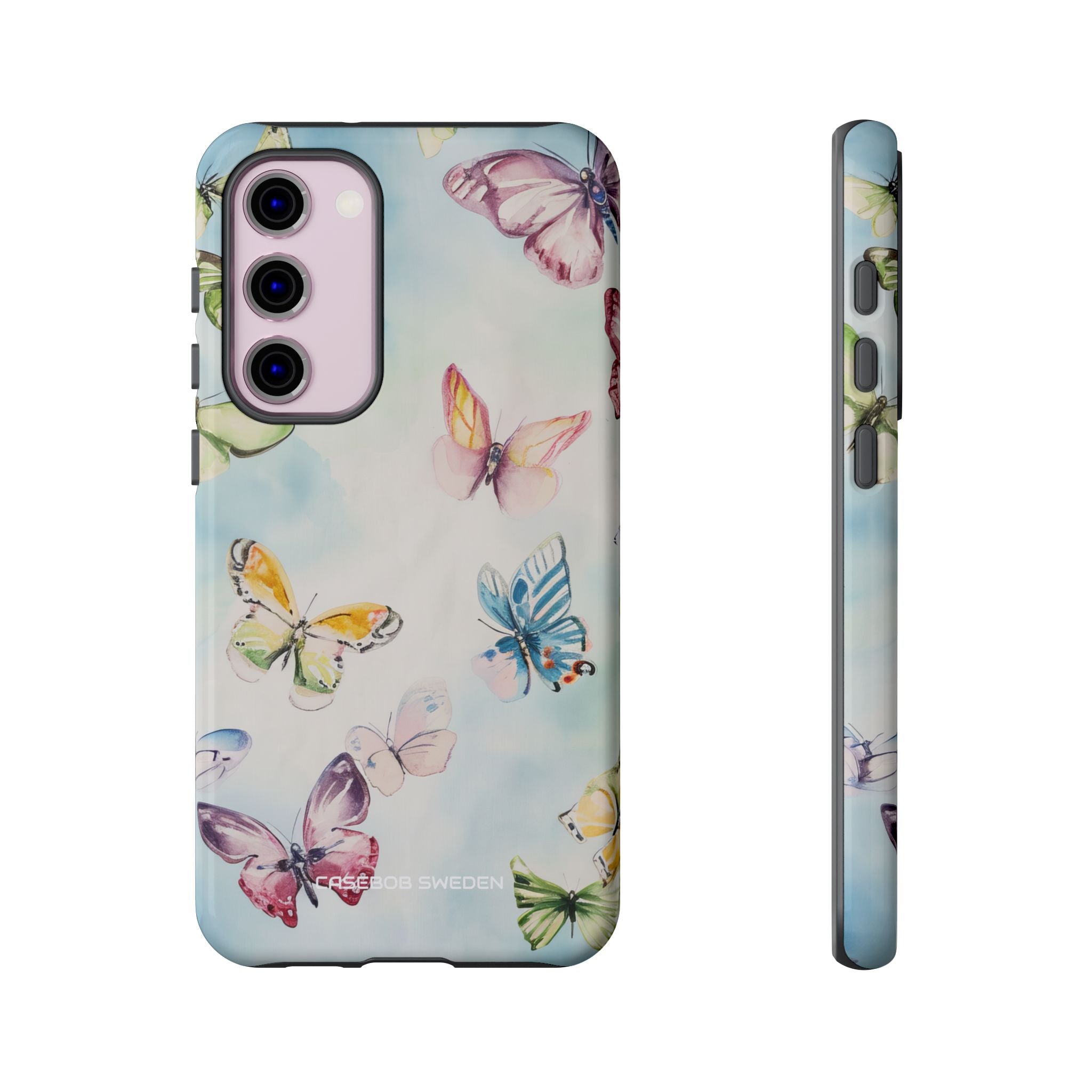 Watercolor Butterfly Bliss - Tough Samsung S23 Phone Case