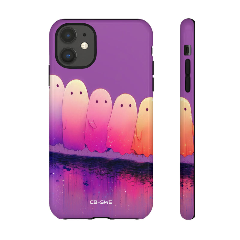 Ghosts Dance Playfully - iPhone Case