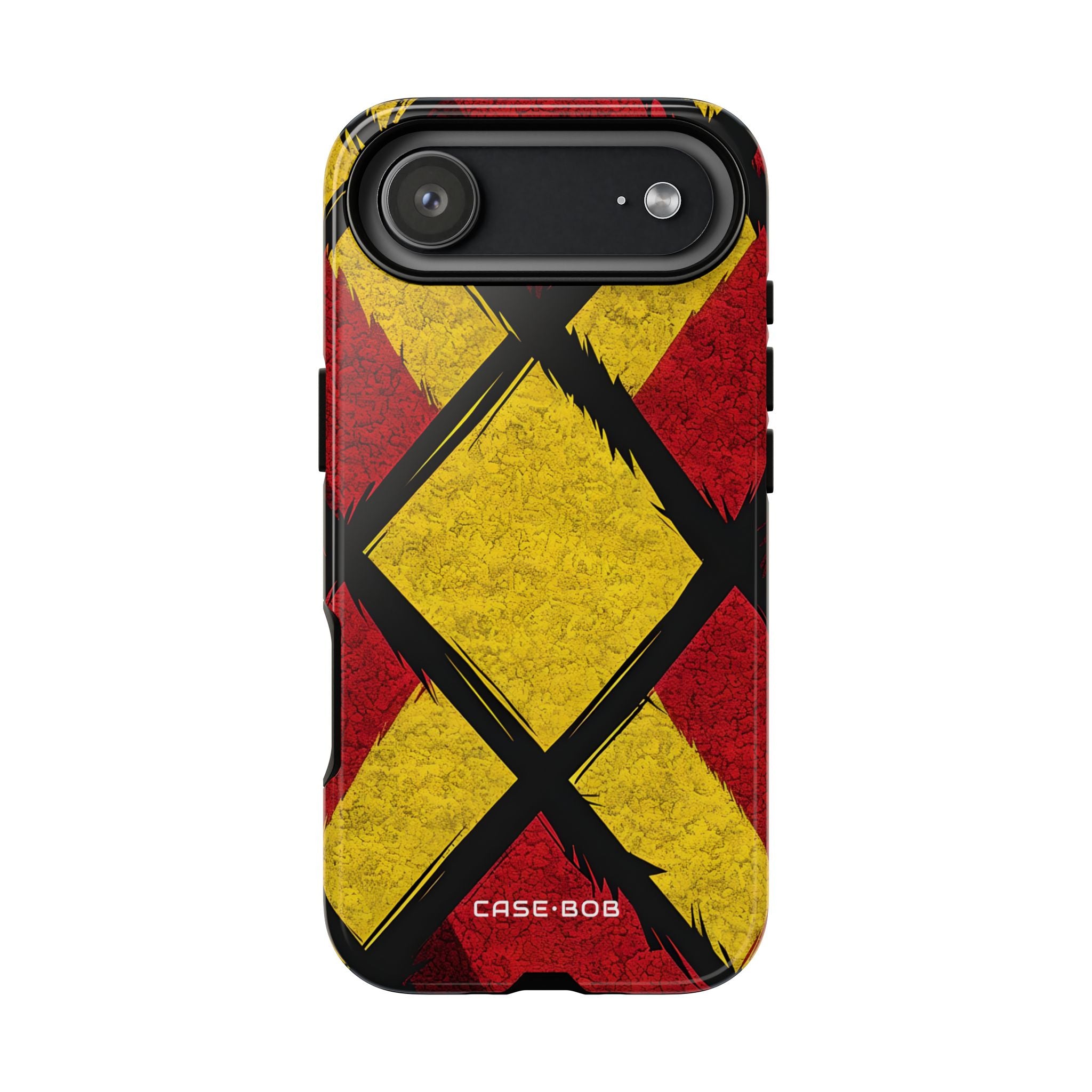 Cracked Diamond Grid iPhone 17 Air Case - Tough