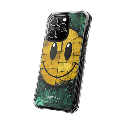 Cracked Smiley iPhone 14 Pro Case - Impact