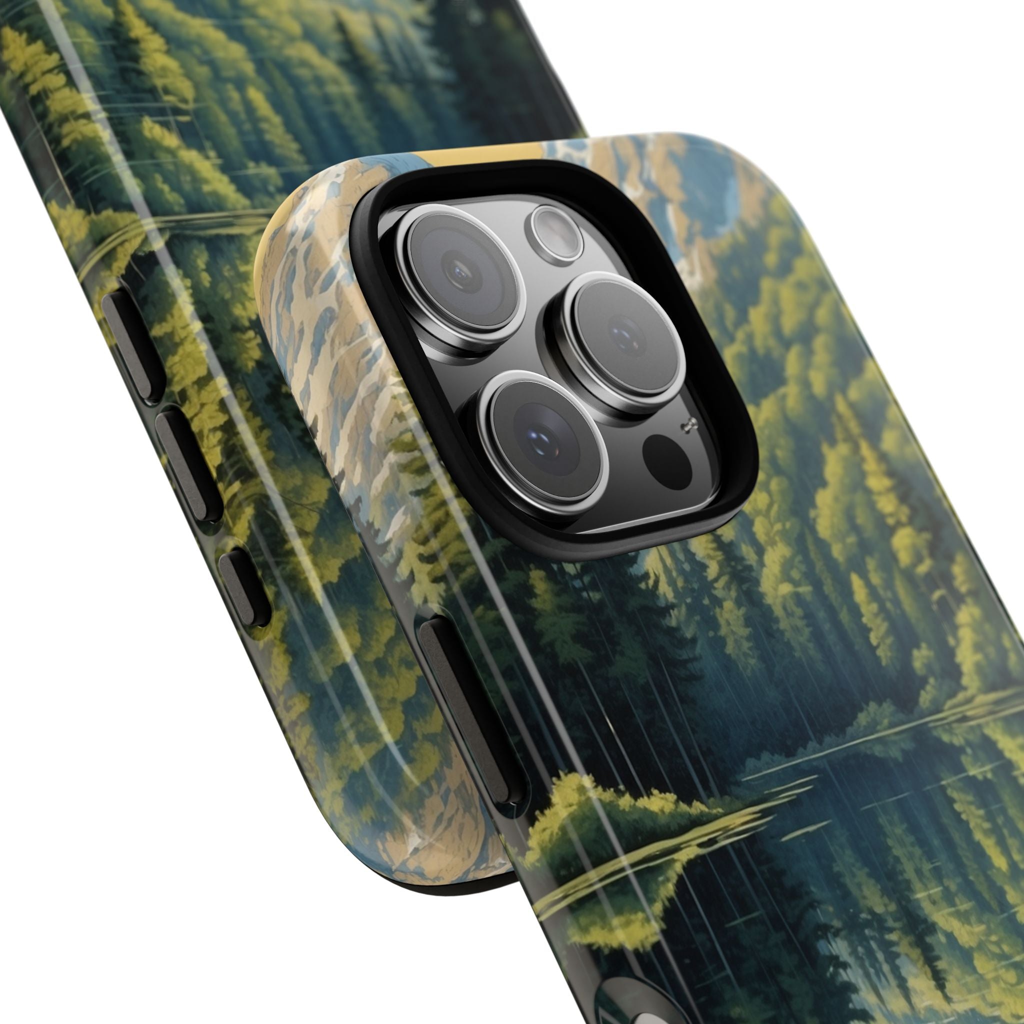 Mountain Peaks Reflect - iPhone Case